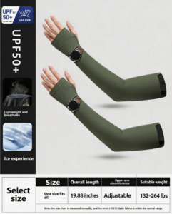 upf 50+ cooling arm sleeves | breathable ice silk uv protection sleeves for outdoor, cycling, hiking & sports