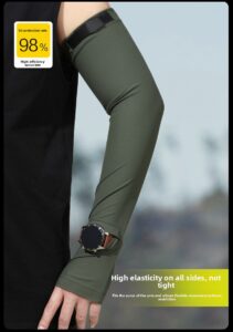 upf 50+ cooling arm sleeves | breathable ice silk uv protection sleeves for outdoor, cycling, hiking & sports